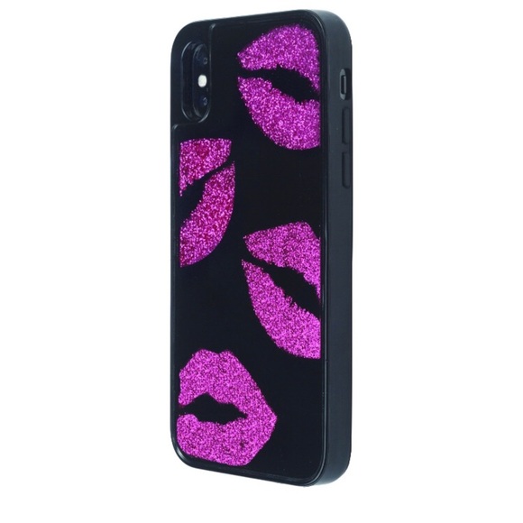 ONN Hidden Glitter Lips Case for iPhone XR/Xs Max - Picture 4 of 6